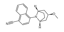 4-(endo-3-methoxy-8-azabicyclo[3.2.1]oct-8-yl)naphthalene-1-carbonitrile Structure