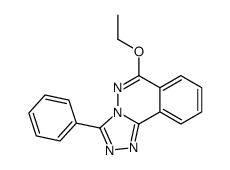 1,2,4-Triazolo(3,4-a)phthalazine, 6-ethoxy-3-phenyl-结构式