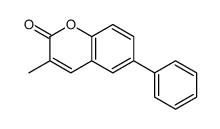 3-methyl-6-phenylchromen-2-one Structure