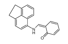 6-[(1,2-dihydroacenaphthylen-5-ylamino)methylidene]cyclohexa-2,4-dien-1-one Structure