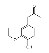 1-(3-ethoxy-4-hydroxyphenyl)propan-2-one结构式