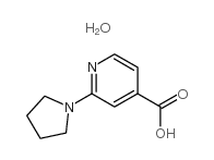 2-PYRROLIDIN-1-YLISONICOTINIC ACID, 1.5 HYDRATE结构式