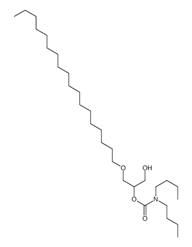 (1-hydroxy-3-octadecoxypropan-2-yl) N,N-dibutylcarbamate结构式