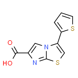 3-(2-THIENYL)IMIDAZO[2,1-B]THIAZOLE-6-CARBOXYLIC ACID结构式
