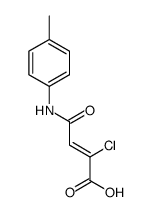 2-chloro-4-(4-methylanilino)-4-oxobut-2-enoic acid Structure