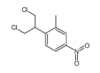 1-(1,3-dichloropropan-2-yl)-2-methyl-4-nitrobenzene结构式