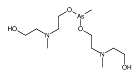 2-[2-[2-[2-hydroxyethyl(methyl)amino]ethoxy-methylarsanyl]oxyethyl-methylamino]ethanol Structure