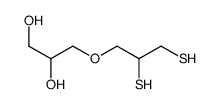 3-[2,3-bis(sulfanyl)propoxy]propane-1,2-diol结构式