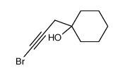 1-(3-bromo-prop-2-ynyl)-cyclohexanol结构式