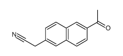 cyanomethyl-2 acetyl-6 naphtalene结构式