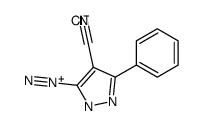 4-cyano-5-phenyl-1H-pyrazole-3-diazonium,chloride结构式