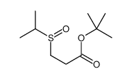 tert-butyl 3-propan-2-ylsulfinylpropanoate Structure