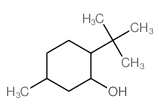 5-methyl-2-tert-butyl-cyclohexan-1-ol结构式