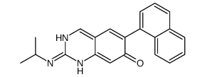 6-naphthalen-1-yl-2-(propan-2-ylamino)-1H-quinazolin-7-one结构式
