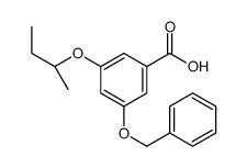 3-[(2S)-butan-2-yl]oxy-5-phenylmethoxybenzoic acid Structure