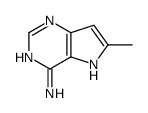 5H-Pyrrolo[3,2-d]pyrimidine, 4-amino-6-methyl- (7CI) picture