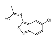 N-(5-chloro-2,1-benzothiazol-3-yl)acetamide Structure