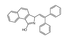 3-(2,2-diphenylethenyl)-2,3-dihydrobenzo[g]isoindol-1-one结构式