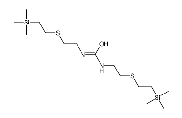 1,3-bis[2-(2-trimethylsilylethylsulfanyl)ethyl]urea结构式