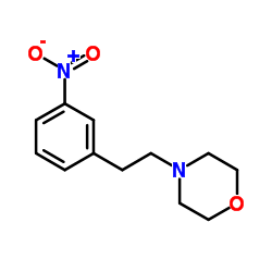 4-[2-(3-Nitrophenyl)ethyl]morpholine结构式