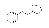 2-(2-(1,3-dioxolan-2-yl)ethyl)pyridine Structure