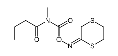 [(E)-1,4-dithian-2-ylideneamino] N-butanoyl-N-methylcarbamate结构式