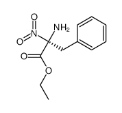 ethyl 2-nitro-3-phenyl-L-alaninate Structure