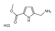 Methyl 5-(aminomethyl)-1H-pyrrole-2-carboxylate hydrochloride (1: 1) Structure