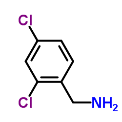 2,4-二氯苯甲胺结构式