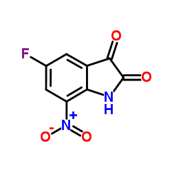 5-Fluoro-7-nitro-1H-indole-2,3-dione图片