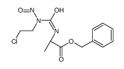 benzyl (2S)-2-[[2-chloroethyl(nitroso)carbamoyl]amino]propanoate Structure