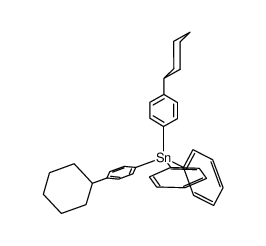 (C6H5)2Sn(C6H4-p-cyclo-C6H11)2 Structure
