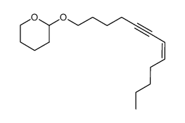 (E)-tetrahydro-2-((7-dodecen-5-ynyl)oxy)-2H-pyran Structure
