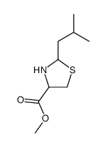 methyl 2-(2-methylpropyl)-1,3-thiazolidine-4-carboxylate Structure