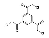 1-[3,5-bis(2-chloroacetyl)phenyl]-2-chloroethanone结构式