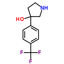 3-[4-(Trifluoromethyl)phenyl]-3-pyrrolidinol Structure