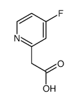 2-(4-fluoropyridin-2-yl)acetic acid Structure