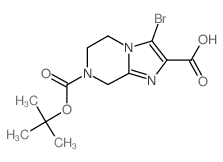 7-BOC-3-bromo-5,6,7,8-tetrahydroimidazo[1,2-a]pyrazine-2-carboxylic acid picture