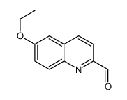 2-Quinolinecarboxaldehyde,6-ethoxy-(9CI) structure