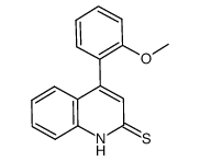 4-(2-methoxyphenyl)-2(1H)-quinolinethione结构式