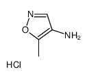 5-甲基异噁唑-4-胺盐酸盐结构式