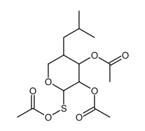 isobutyl 2,3,4-tri-O-acetyl-1-thio-beta-xylopyranoside Structure