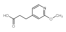 4-Pyridinepropanoic acid, 2-methoxy- Structure