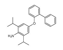 4-(2-Biphenylyloxy)-2,6-diisopropylaniline Structure