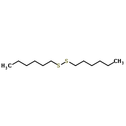 Hexyl disulfide Structure
