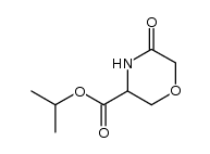 propan-2-yl 5-oxomorpholine-3-carboxylate结构式