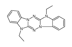 5,12-Diethylbis(benzimidazolo)[1,2-b:1',2'-e][1,2,4,5]tetrazine结构式