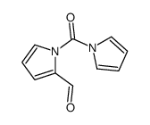 1-(pyrrole-1-carbonyl)pyrrole-2-carbaldehyde结构式