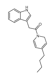 1-(4-butylpyridin-1(2H)-yl)-2-(1H-indol-3-yl)ethanone Structure