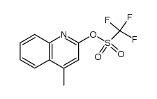 4-methylquinolin-2-yl trifluoromethanesulfonate Structure